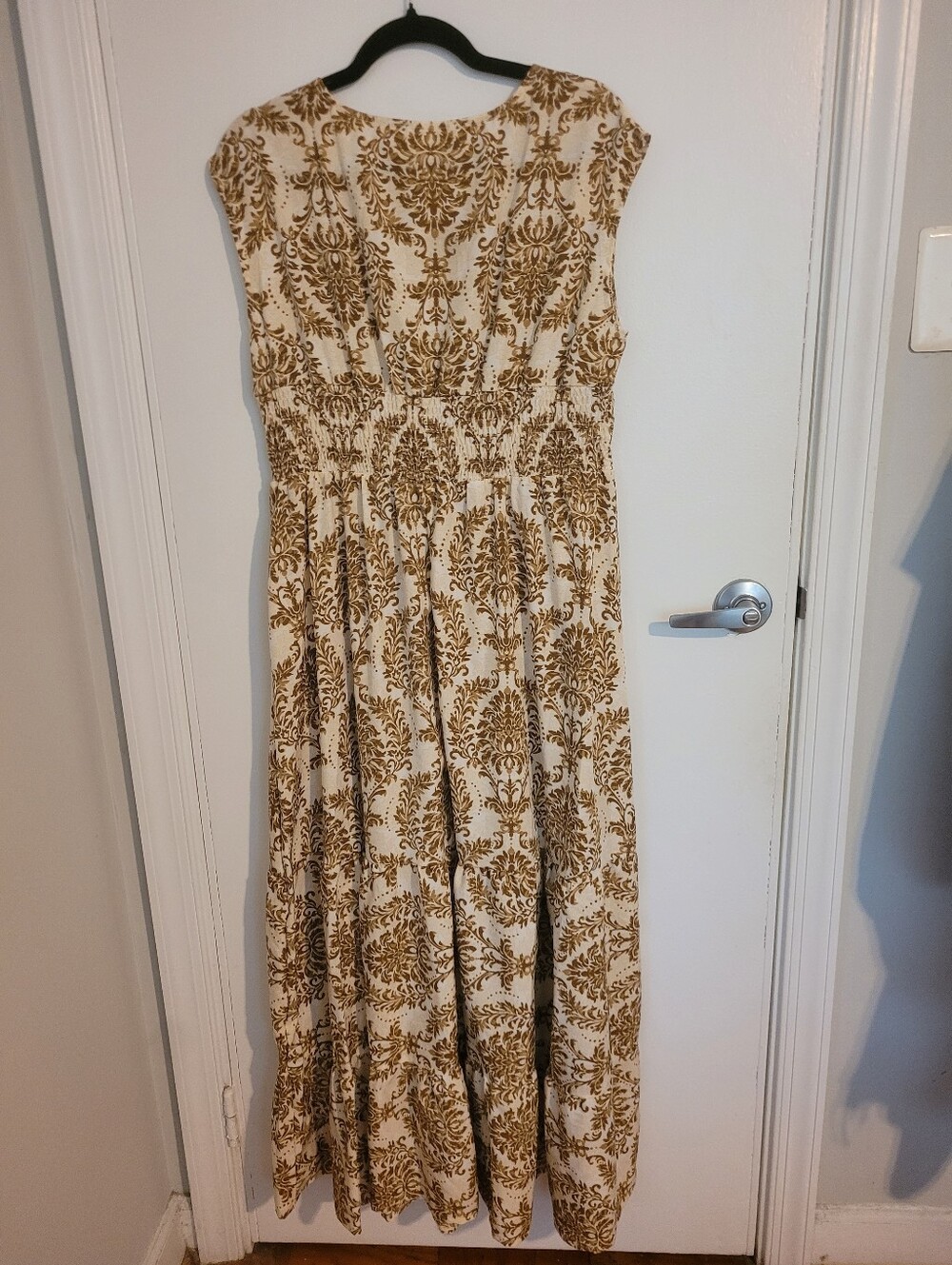 New XL US Size XL Maxi Dress Short Sleeve V-Neck - Picture 6 of 6